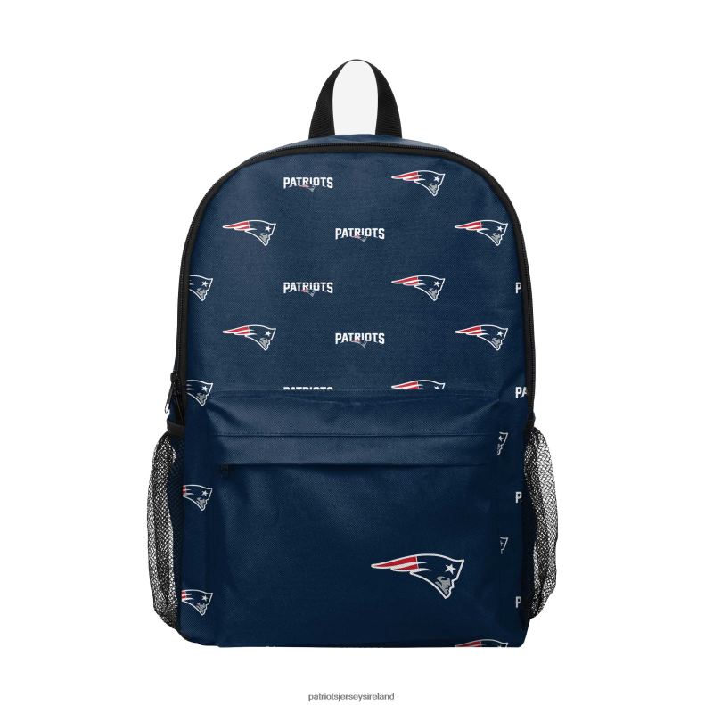 Patriots Jersey Kids FOCO Repeat Logo Backpack 8226D2927 Accessories