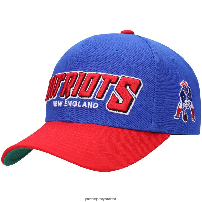 Patriots Jersey Kids Mitchell & Ness Royal/Red Shredder Adjustable Hat 8226D2972 Accessories