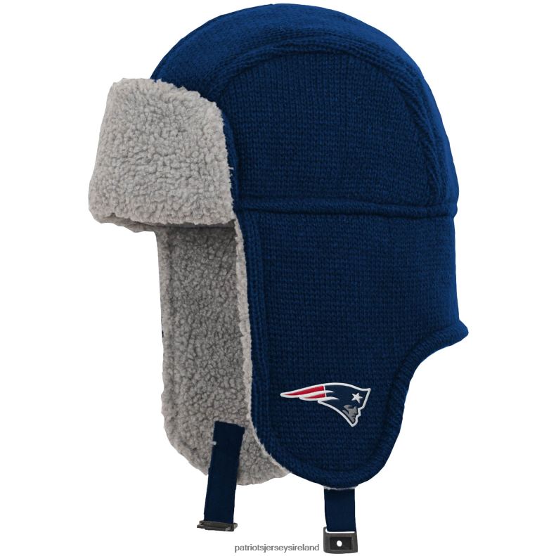 Patriots Jersey Kids Navy Flat Trooper Knit Hat 8226D3000 Accessories