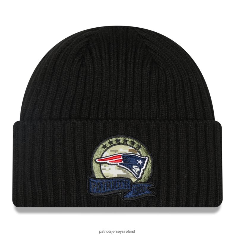 Patriots Jersey Kids New Era Black 2022 Salute To Service Knit Hat 8226D3007 Accessories