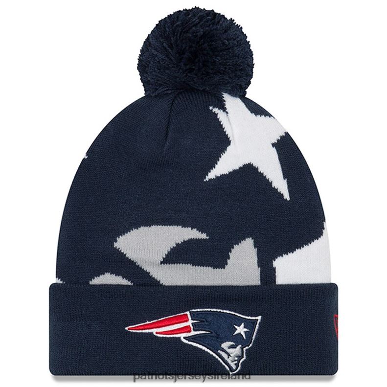Patriots Jersey Kids New Era Navy Logo Whiz 3 Cuffed Knit Hat 8226D3014 Accessories