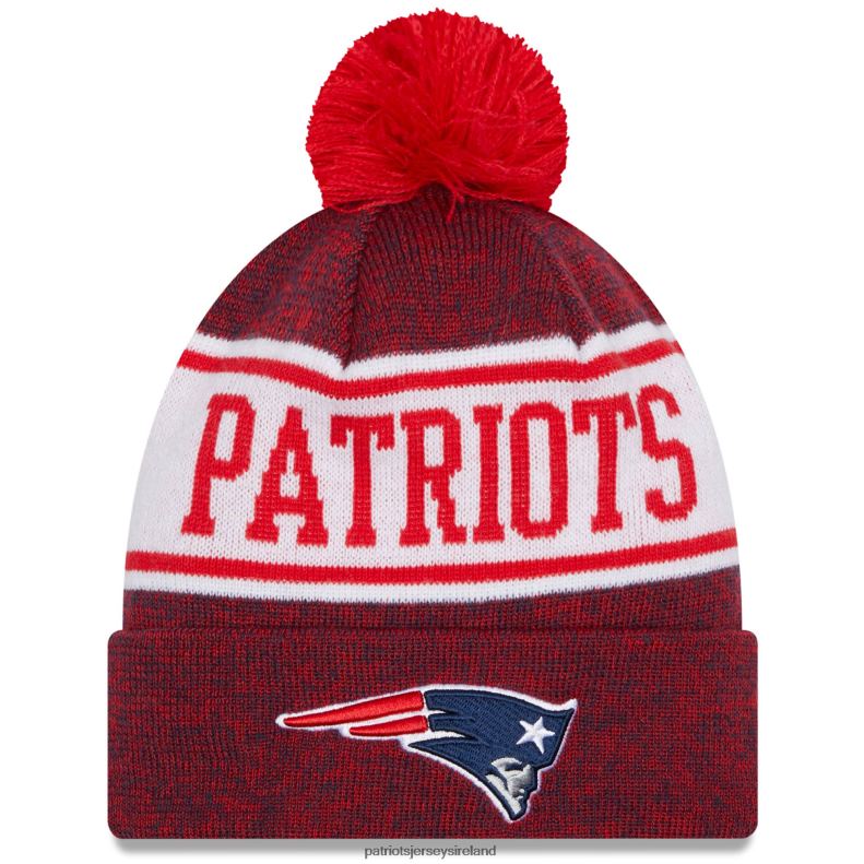 Patriots Jersey Kids New Era Red Banner Cuffed Pom Knit Hat 8226D3017 Accessories
