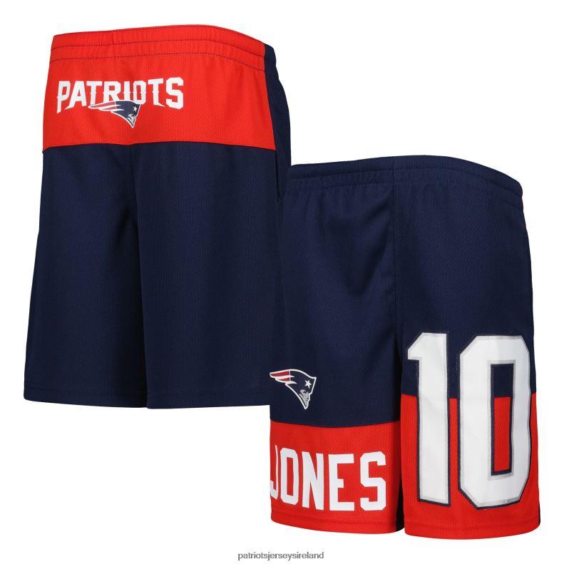 Patriots Jersey Kids Mac Jones Navy Player Name & Number Shorts 8226D3079 Clothing