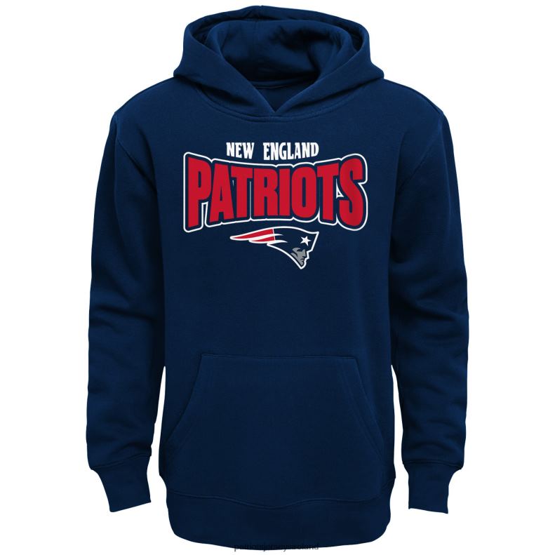 Patriots Jersey Kids Navy Draft Pick Pullover Hoodie 8226D3024 Clothing