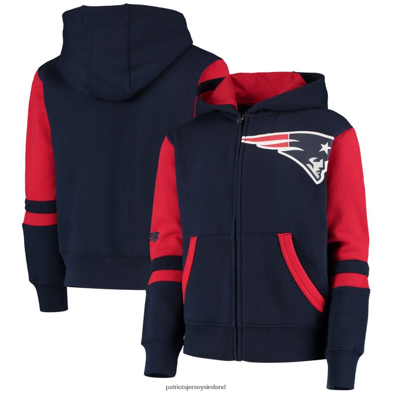 Patriots Jersey Kids Navy Stadium Full-Zip Hoodie 8226D3021 Clothing
