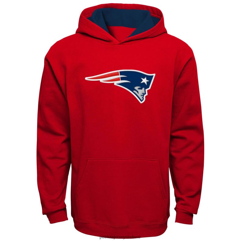Patriots Jersey Kids Red Fan Gear Prime Pullover Hoodie 8226D3018 Clothing