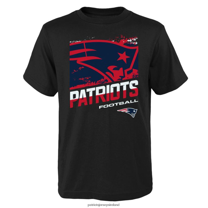 Patriots Jersey Kids Black Rowdy T-Shirt 8226D3101 Clothing