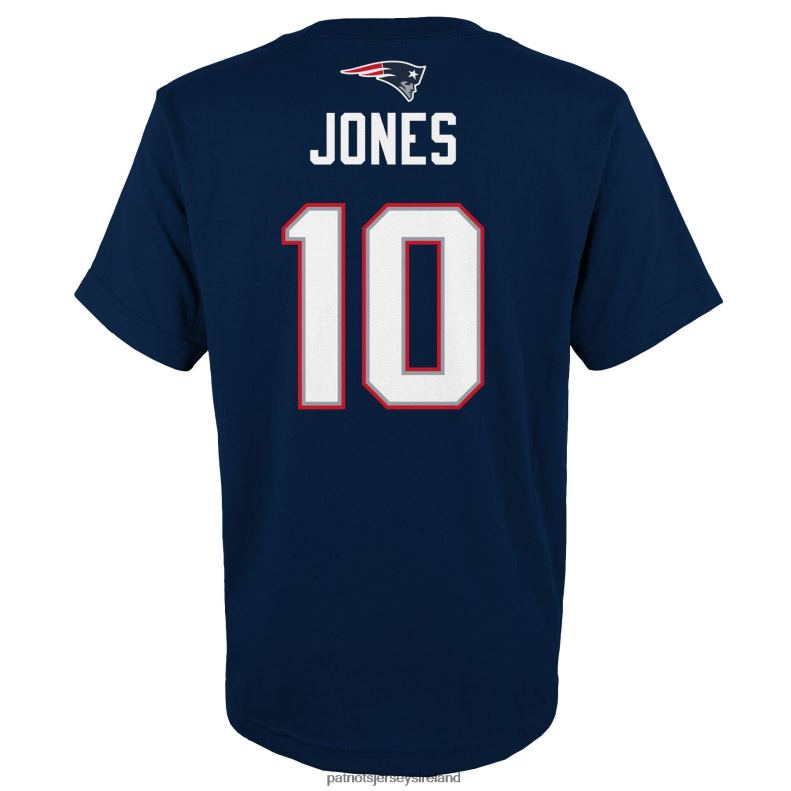Patriots Jersey Kids Mac Jones Navy Mainliner Name & Number T-Shirt 8226D3094 Clothing