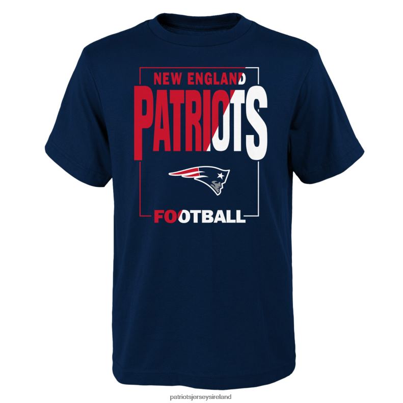 Patriots Jersey Kids Navy Coin Toss T-Shirt 8226D3091 Clothing