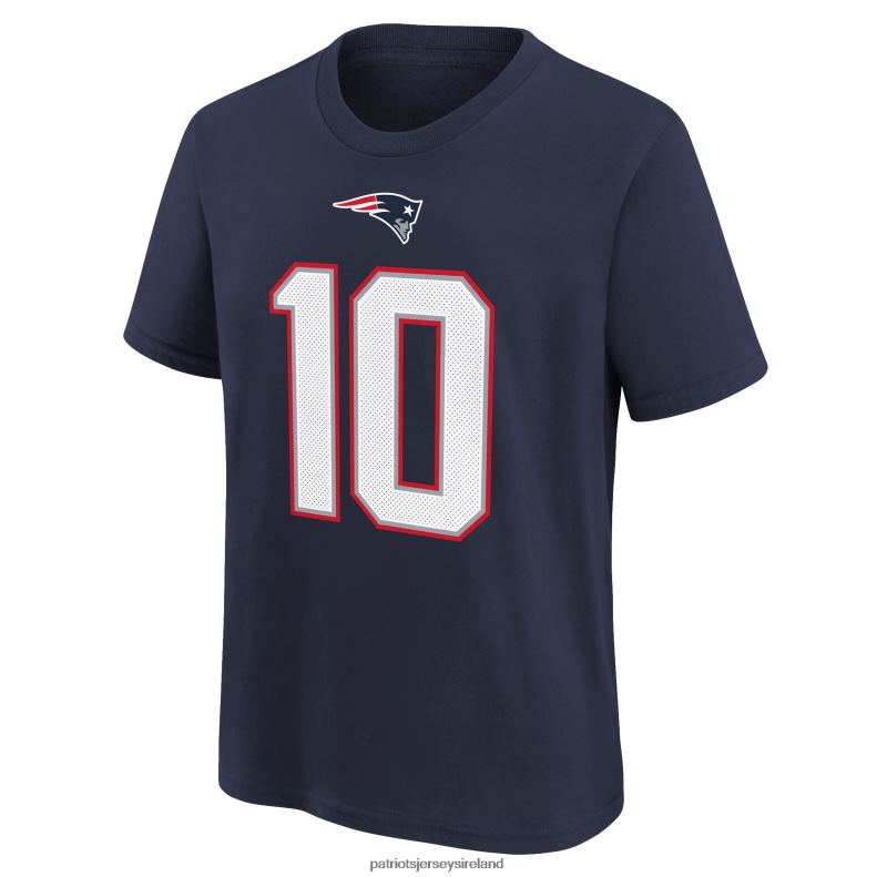 Patriots Jersey Kids Nike Mac Jones Navy Team Player Name & Number T-Shirt 8226D3119 Clothing