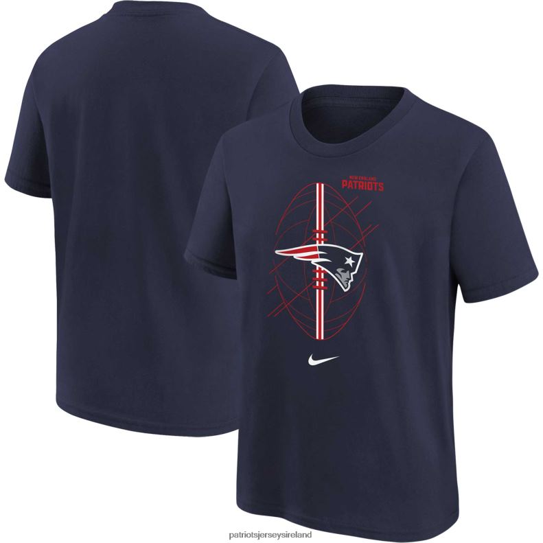 Patriots Jersey Kids Nike Navy Icon T-Shirt 8226D3099 Clothing