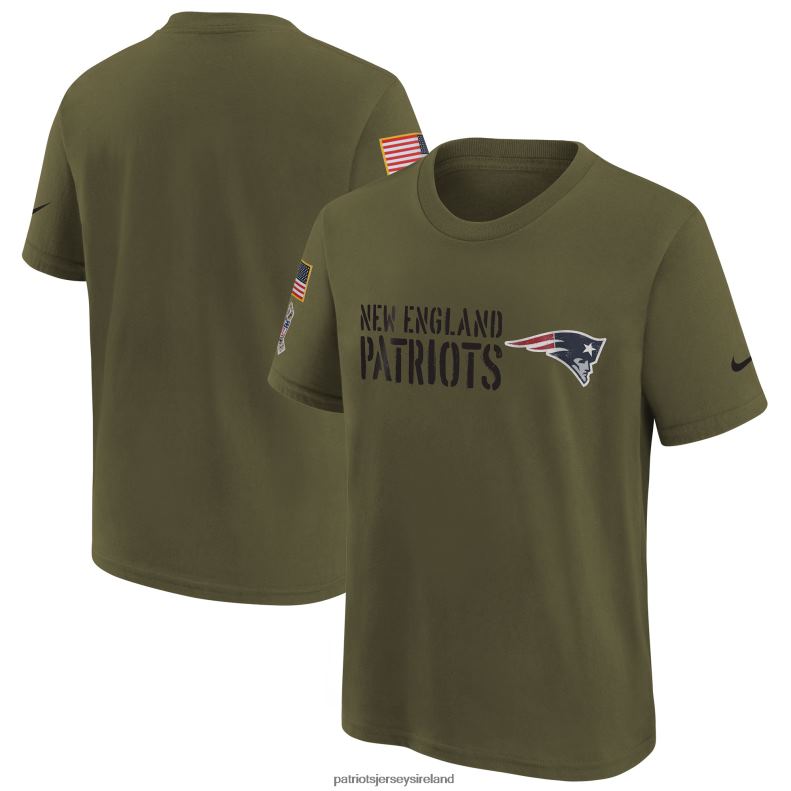 Patriots Jersey Kids Nike Olive 2022 Salute To Service Legend T-Shirt 8226D3126 Clothing