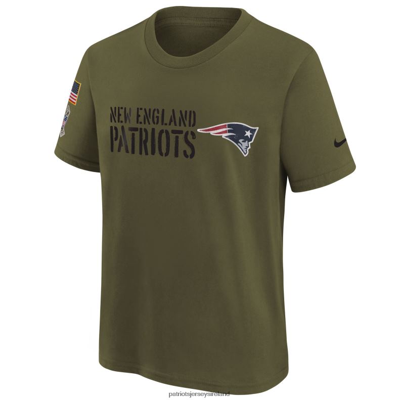 Patriots Jersey Kids Nike Olive 2022 Salute To Service Legend T-Shirt 8226D3126 Clothing