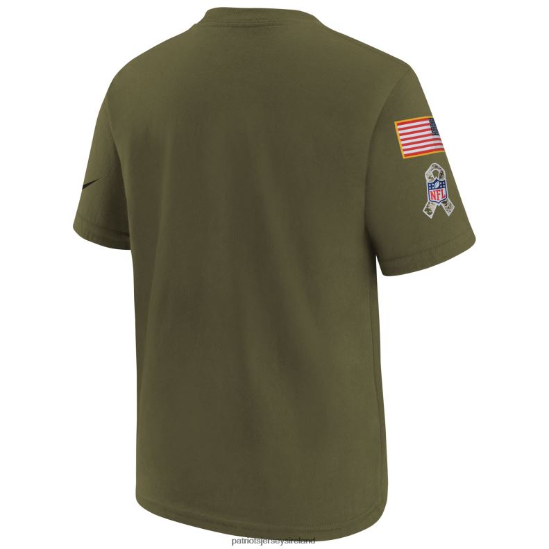 Patriots Jersey Kids Nike Olive 2022 Salute To Service Legend T-Shirt 8226D3126 Clothing