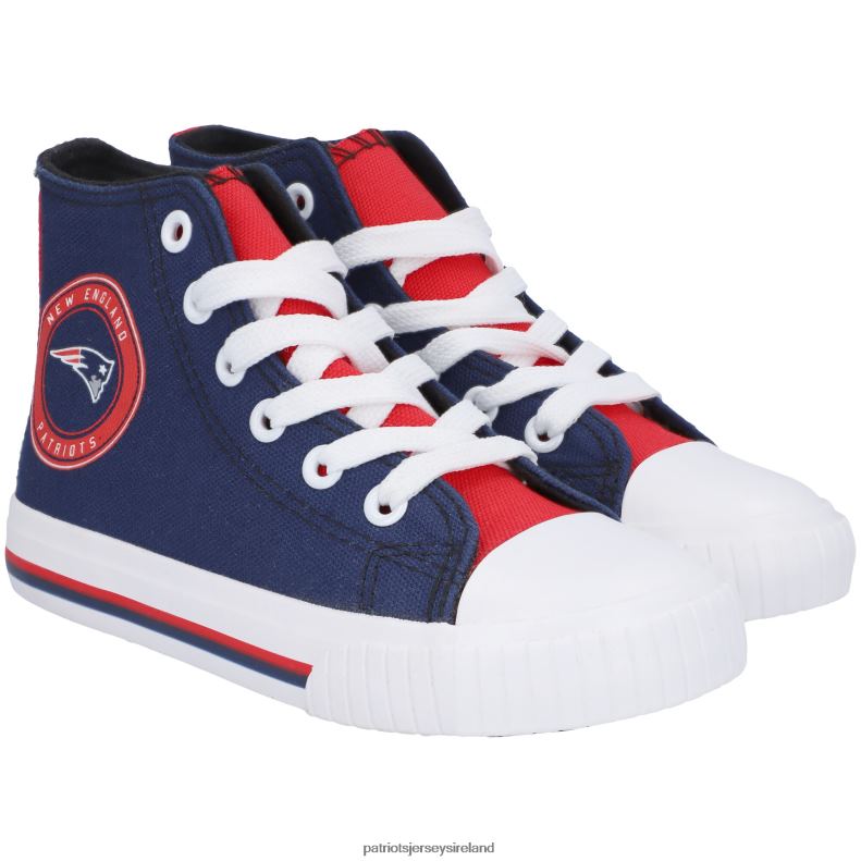 Patriots Jersey Kids FOCO High Top Canvas Shoe 8226D2945 Footwear