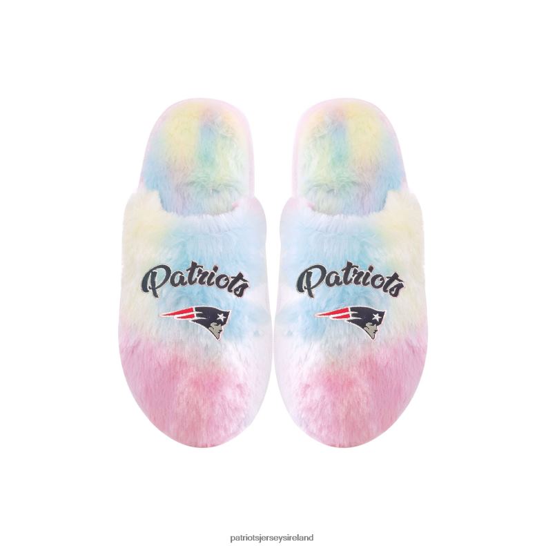 Patriots Jersey Kids FOCO Rainbow Script Slippers 8226D2953 Footwear