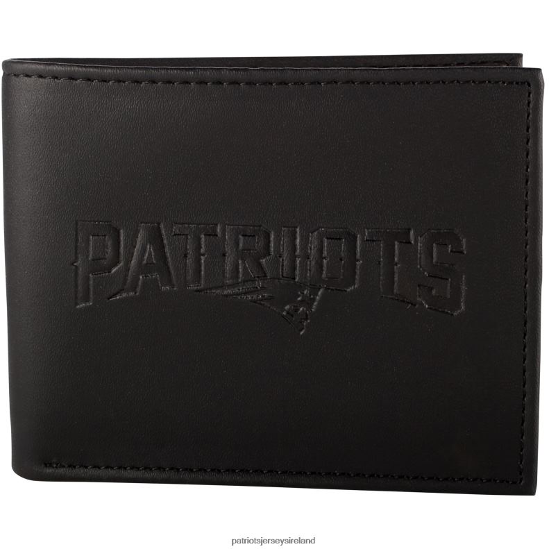 Patriots Jersey Men Black Hybrid Bi-Fold Wallet 8226D10 Accessories