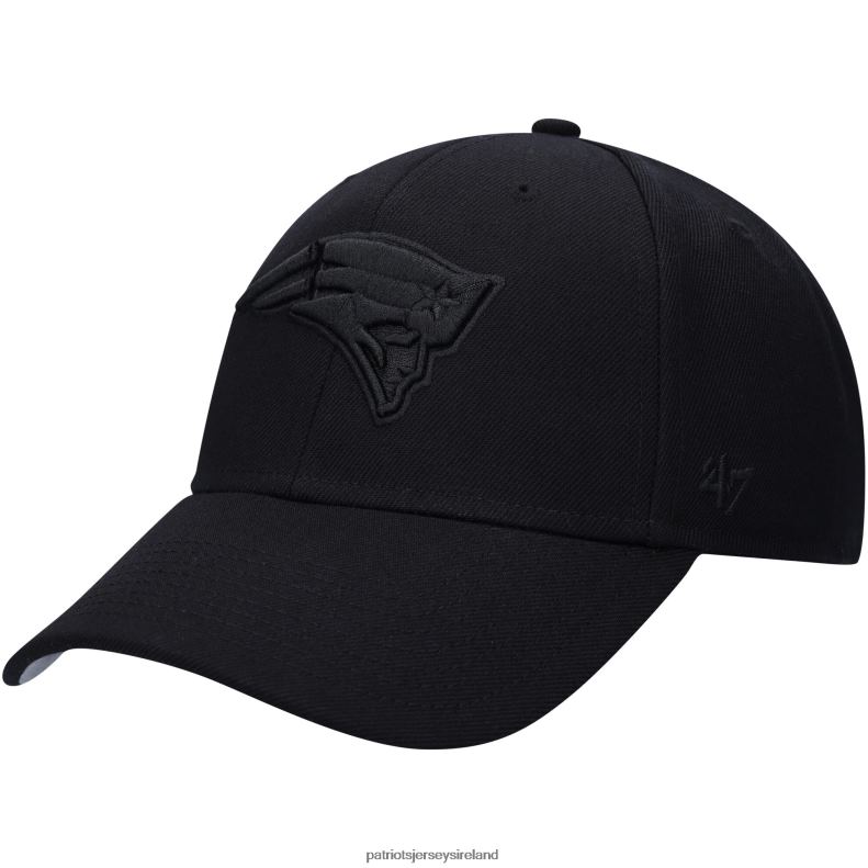 Patriots Jersey Men 47 Black Tonal MVP Adjustable Hat 8226D119 Accessories