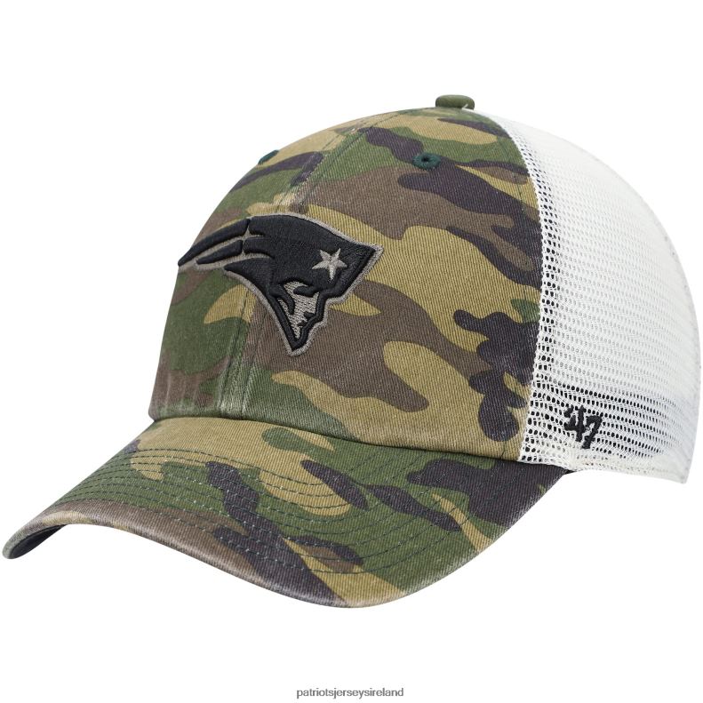 Patriots Jersey Men 47 Camo Branson Clean Up Trucker Hat 8226D300 Accessories