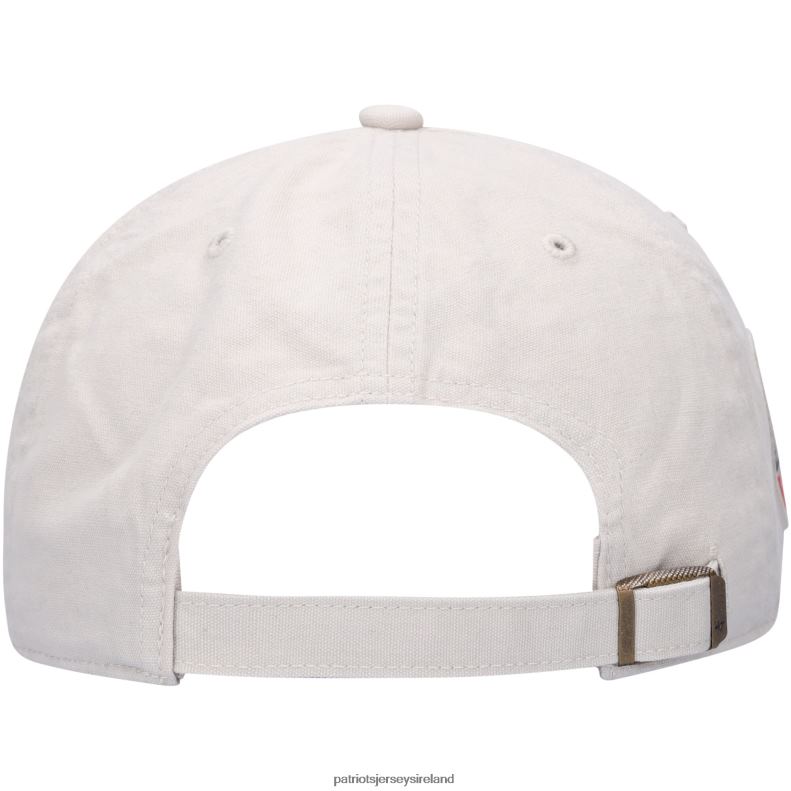 Patriots Jersey Men 47 Cream/Navy Sidestep Clean Up Adjustable Hat 8226D271 Accessories