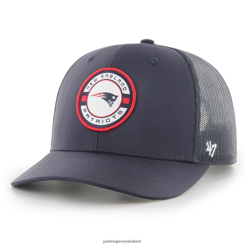Patriots Jersey Men 47 Navy Berm Trucker Adjustable Hat 8226D145 Accessories