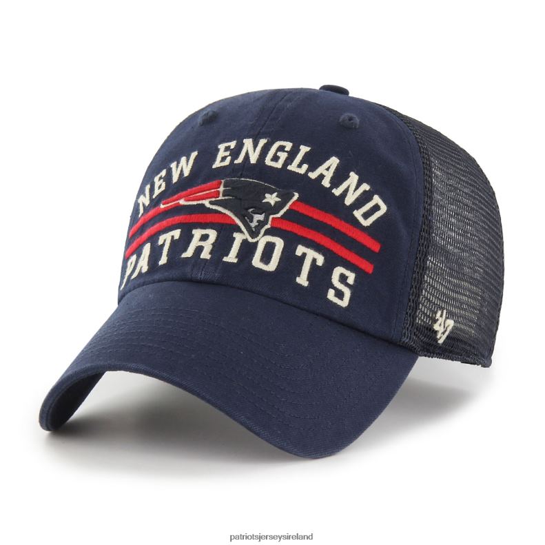Patriots Jersey Men 47 Navy Highpoint Trucker Clean Up Snapback Hat 8226D352 Accessories