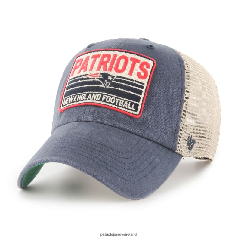 Patriots Jersey Men 47 Navy/Natural Four Stroke Clean Up Snapback Hat 8226D186 Accessories