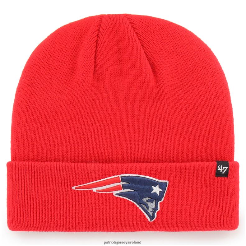 Patriots Jersey Men 47 Red Secondary Basic Cuffed Knit Hat 8226D435 Accessories