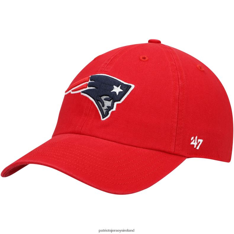 Patriots Jersey Men 47 Red Secondary Clean Up Adjustable Hat 8226D338 Accessories