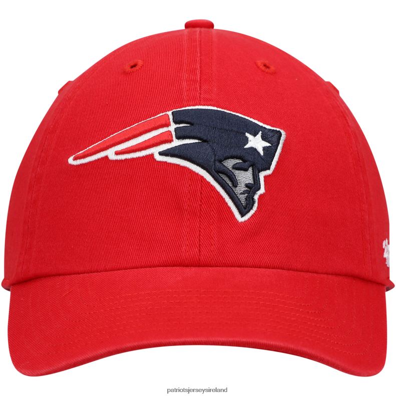 Patriots Jersey Men 47 Red Secondary Clean Up Adjustable Hat 8226D338 Accessories