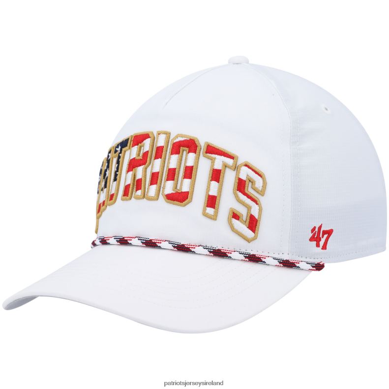 Patriots Jersey Men 47 White Hitch Stars and Stripes Trucker Adjustable Hat 8226D302 Accessories