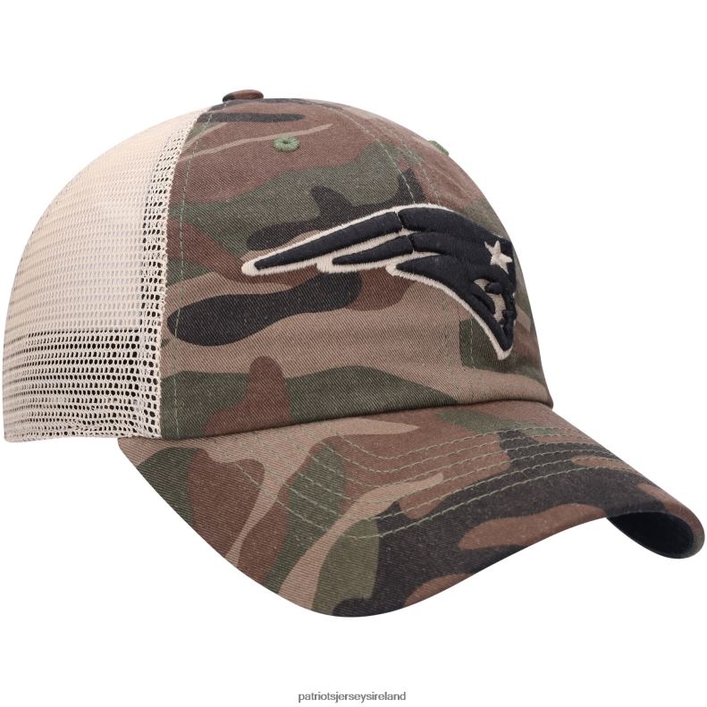 Patriots Jersey Men Camo/Natural Conceal Snapback Hat 8226D398 Accessories