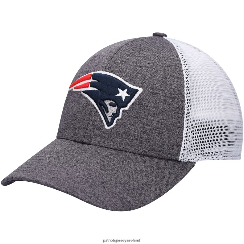 Patriots Jersey Men Charcoal/White Paddock Snapback Hat 8226D391 Accessories