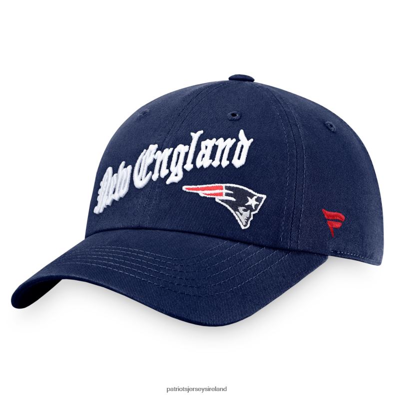 Patriots Jersey Men Fanatics Branded Navy Old English Adjustable Hat 8226D381 Accessories