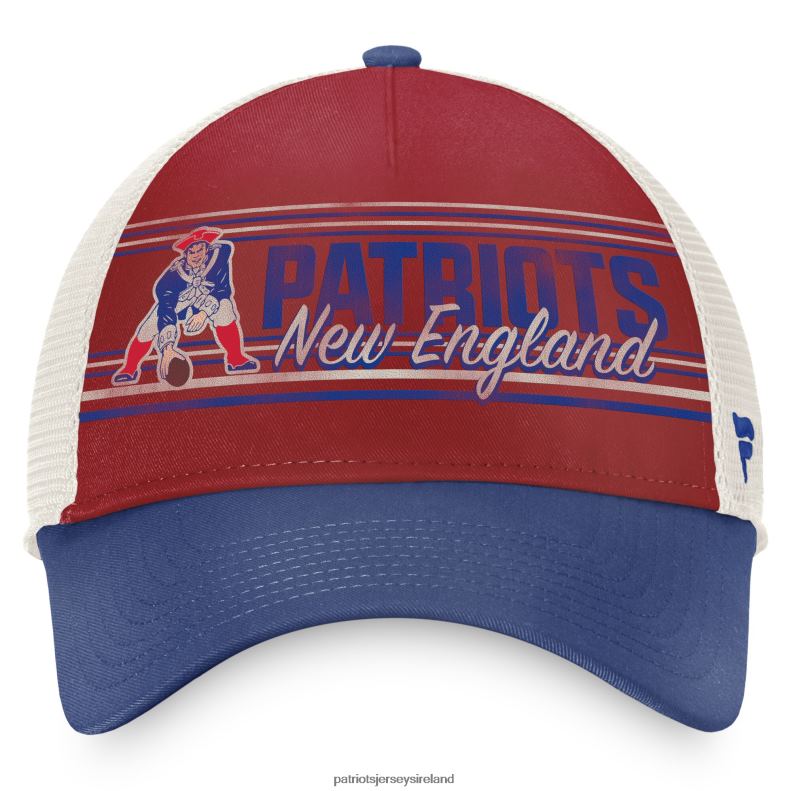 Patriots Jersey Men Fanatics Branded Red/Royal True Classic Retro Trucker Snapback Hat 8226D325 Accessories