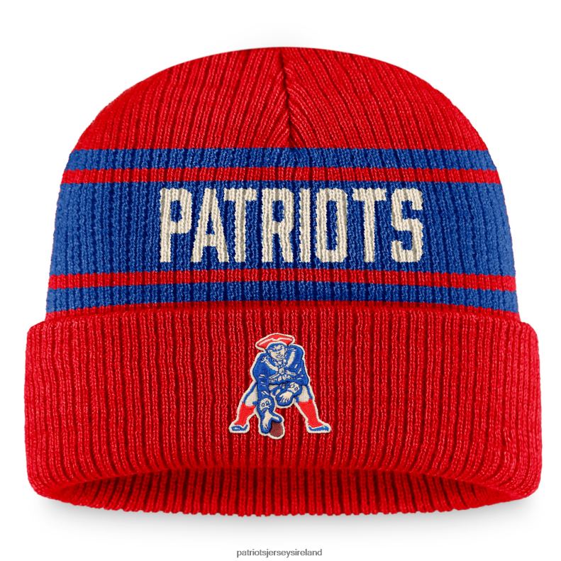 Patriots Jersey Men Fanatics Branded Red True Classic Retro Cuffed Knit Hat 8226D344 Accessories