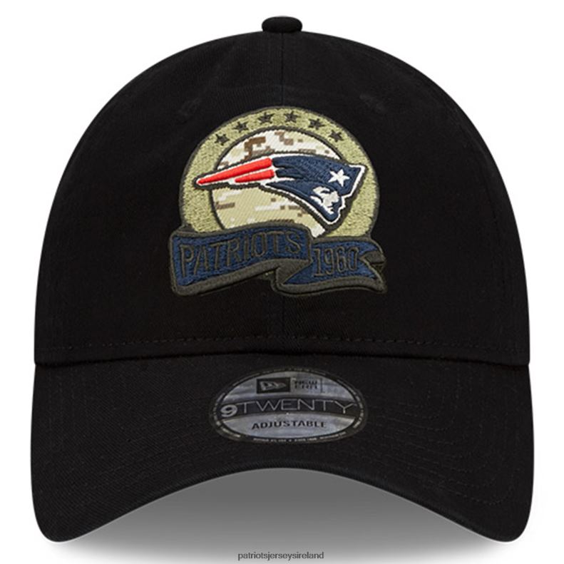 Patriots Jersey Men New Era Black 2022 Salute To Service 9TWENTY Adjustable Hat 8226D153 Accessories
