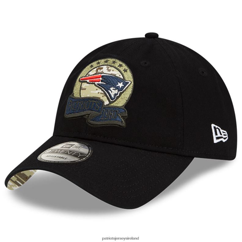 Patriots Jersey Men New Era Black 2022 Salute To Service 9TWENTY Adjustable Hat 8226D153 Accessories