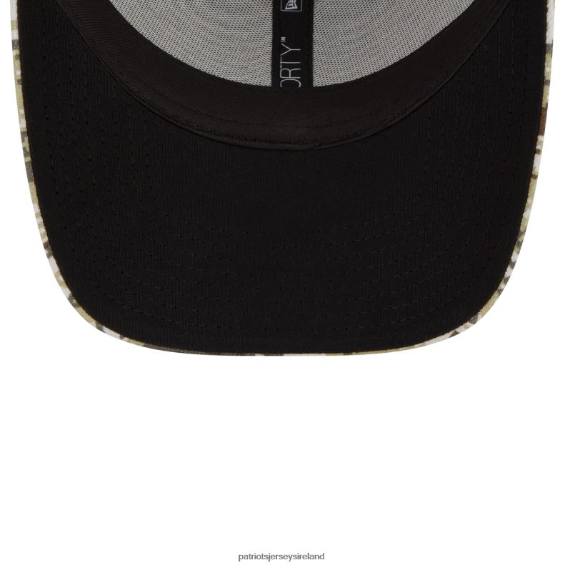 Patriots Jersey Men New Era Black/Camo 2021 Salute To Service Trucker 9FORTY Snapback Adjustable Hat 8226D216 Accessories