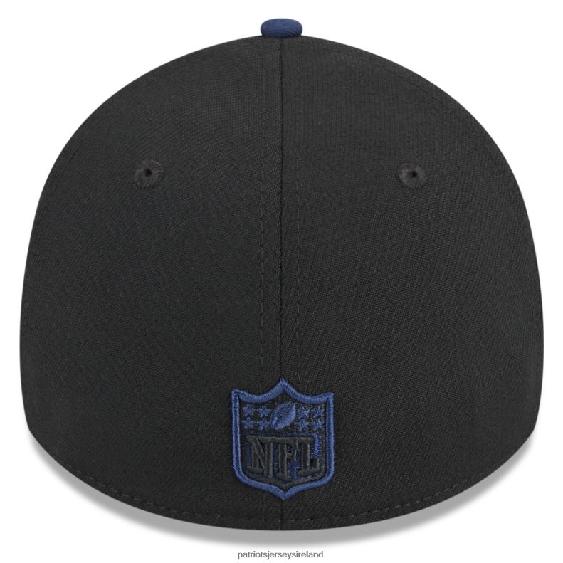 Patriots Jersey Men New Era Black Pop 39THIRTY Flex Hat 8226D172 Accessories