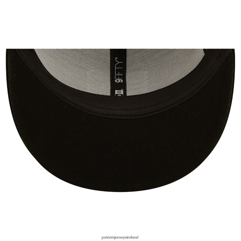 Patriots Jersey Men New Era Black Quad II 9FIFTY Trucker Snapback Hat 8226D123 Accessories