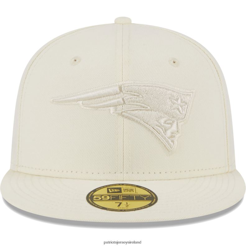 Patriots Jersey Men New Era Cream Color Pack 59FIFTY Fitted Hat 8226D202 Accessories