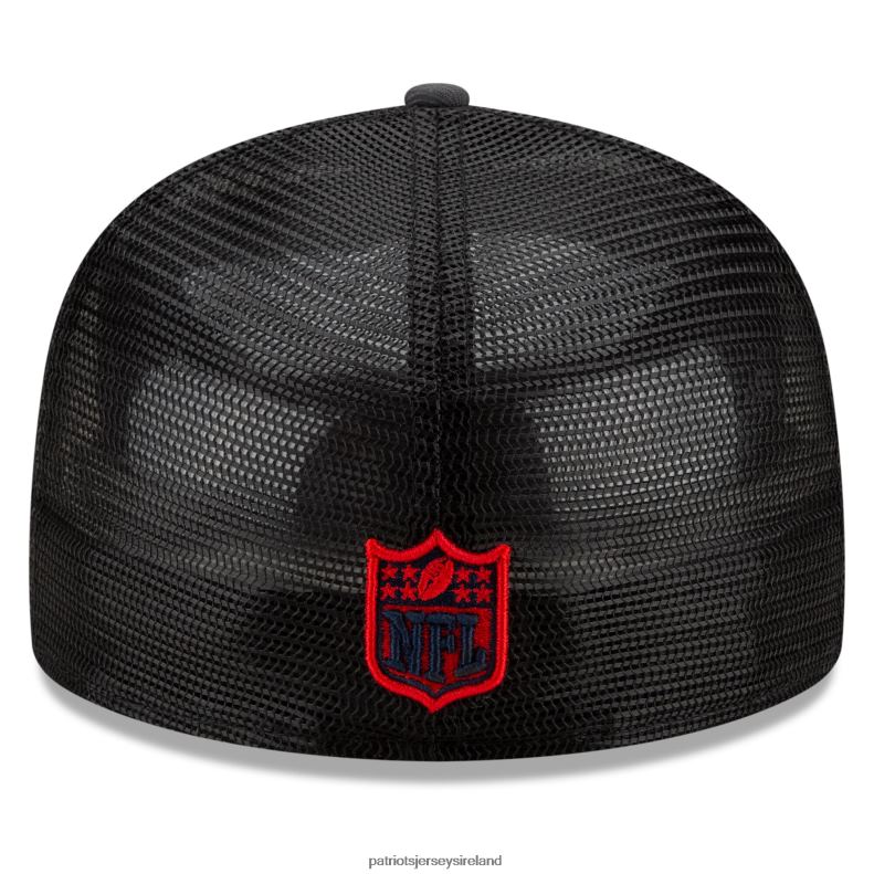 Patriots Jersey Men New Era Graphite/Navy 2021 NFL Draft On-Stage 59FIFTY Fitted Hat 8226D358 Accessories