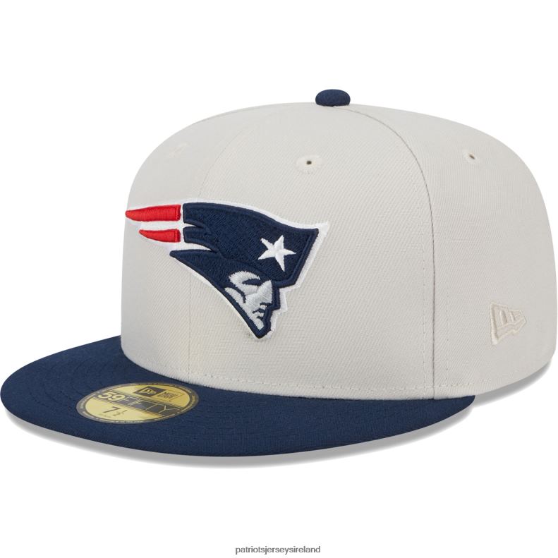 Patriots Jersey Men New Era Khaki/Navy Super Bowl Champions Patch 59FIFTY Fitted Hat 8226D304 Accessories