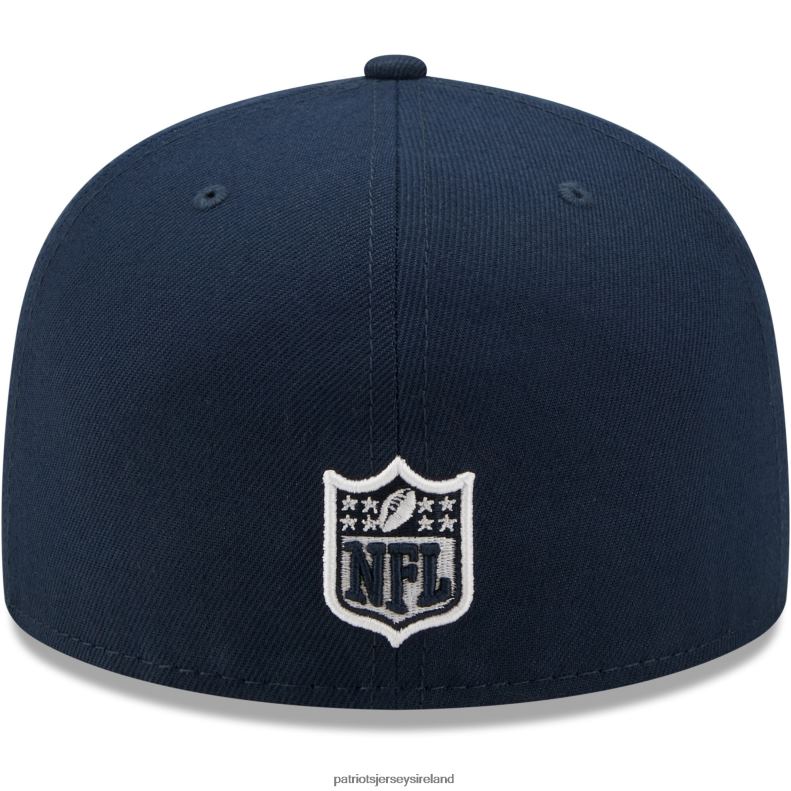 Patriots Jersey Men New Era Navy 2004 Pro Bowl Patch Red Undervisor 59FIFY Fitted Hat 8226D206 Accessories