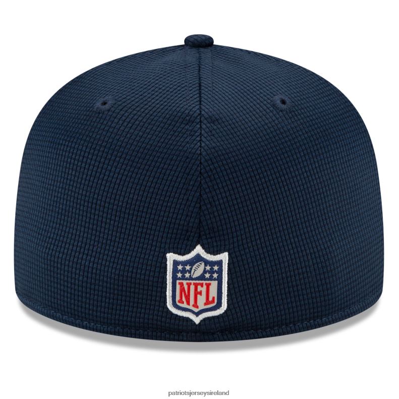 Patriots Jersey Men New Era Navy 2021 NFL Sideline Home 59FIFTY Fitted Hat 8226D351 Accessories