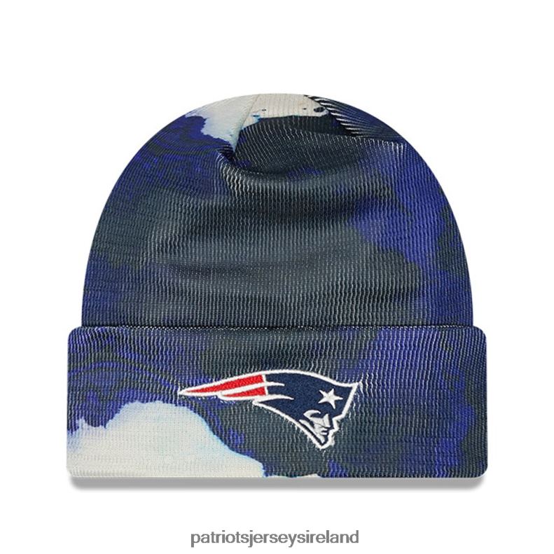 Patriots Jersey Men New Era Navy 2022 Sideline Ink Dye Cuffed Knit Hat 8226D418 Accessories