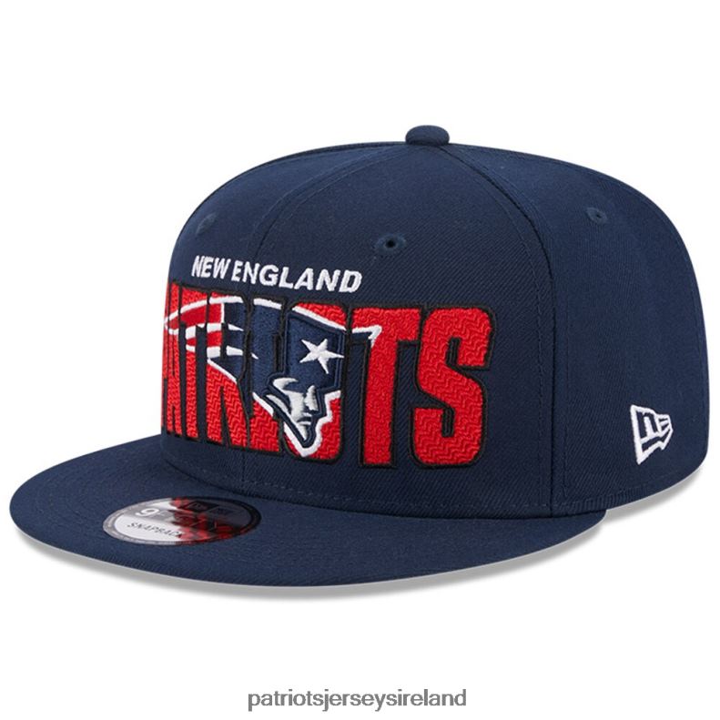 Patriots Jersey Men New Era Navy 2023 NFL Draft 9FIFTY Snapback Adjustable Hat 8226D142 Accessories
