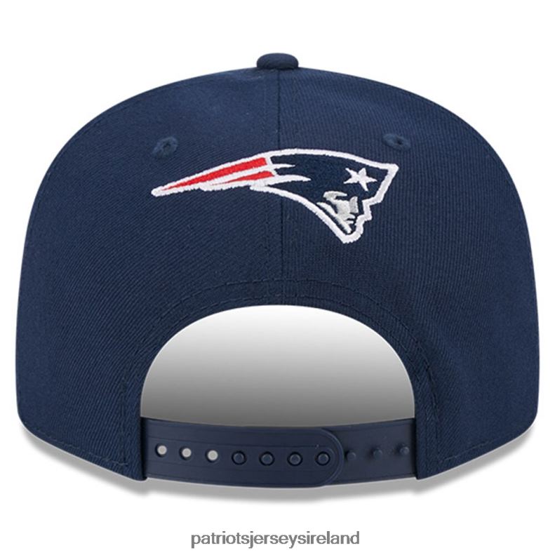 Patriots Jersey Men New Era Navy 2023 NFL Draft 9FIFTY Snapback Adjustable Hat 8226D142 Accessories