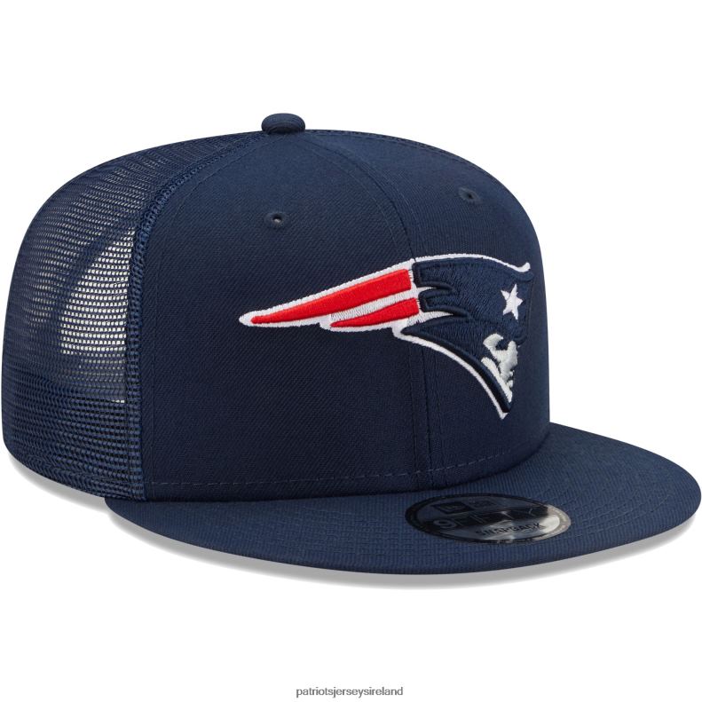 Patriots Jersey Men New Era Navy Classic Trucker 9FIFTY Snapback Hat 8226D147 Accessories